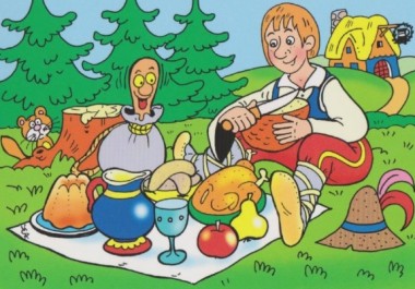 Ранець, шапочка та ріжок - Брати Ґрімм