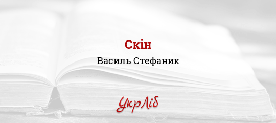 Скін - Стефаник Василь